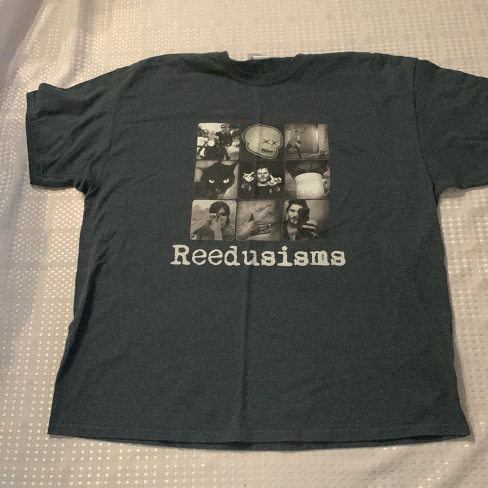 Men’s blue Norman Reedus, Walking Dead t-shirt, size 2XL.